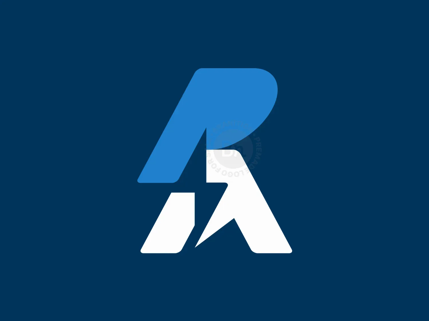 Letter PA Electricity Simple Logo