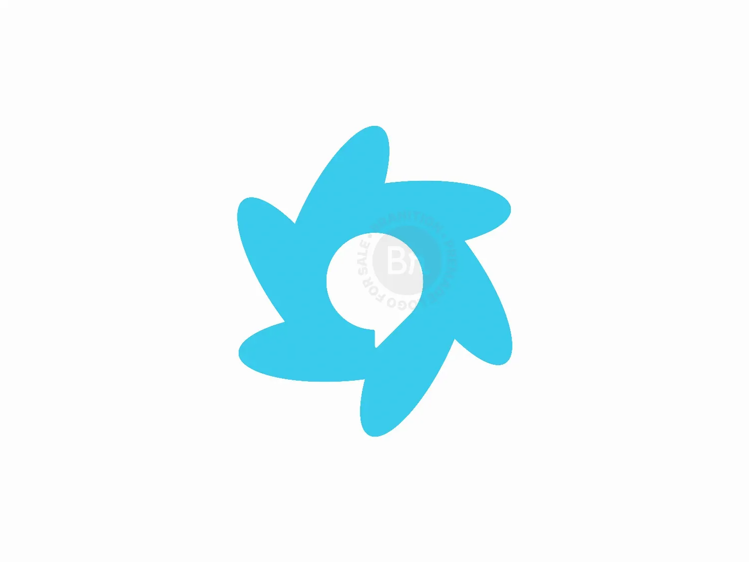 Organic AI Swirl Innovation Icon