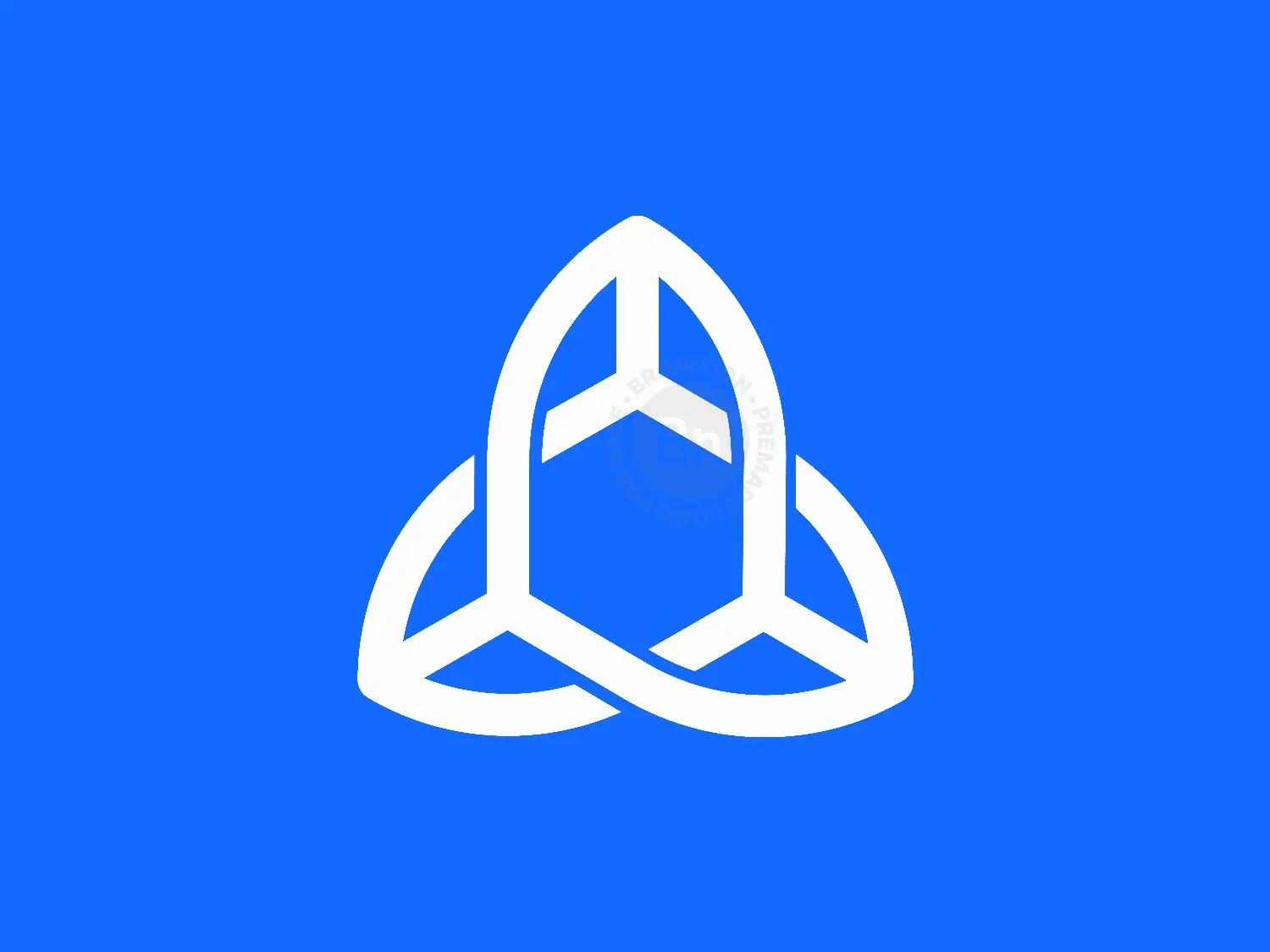Tri Loop Unity Geometric Symbol