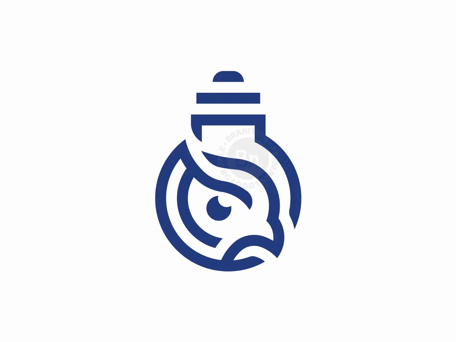 Owl Lightbulb Logo