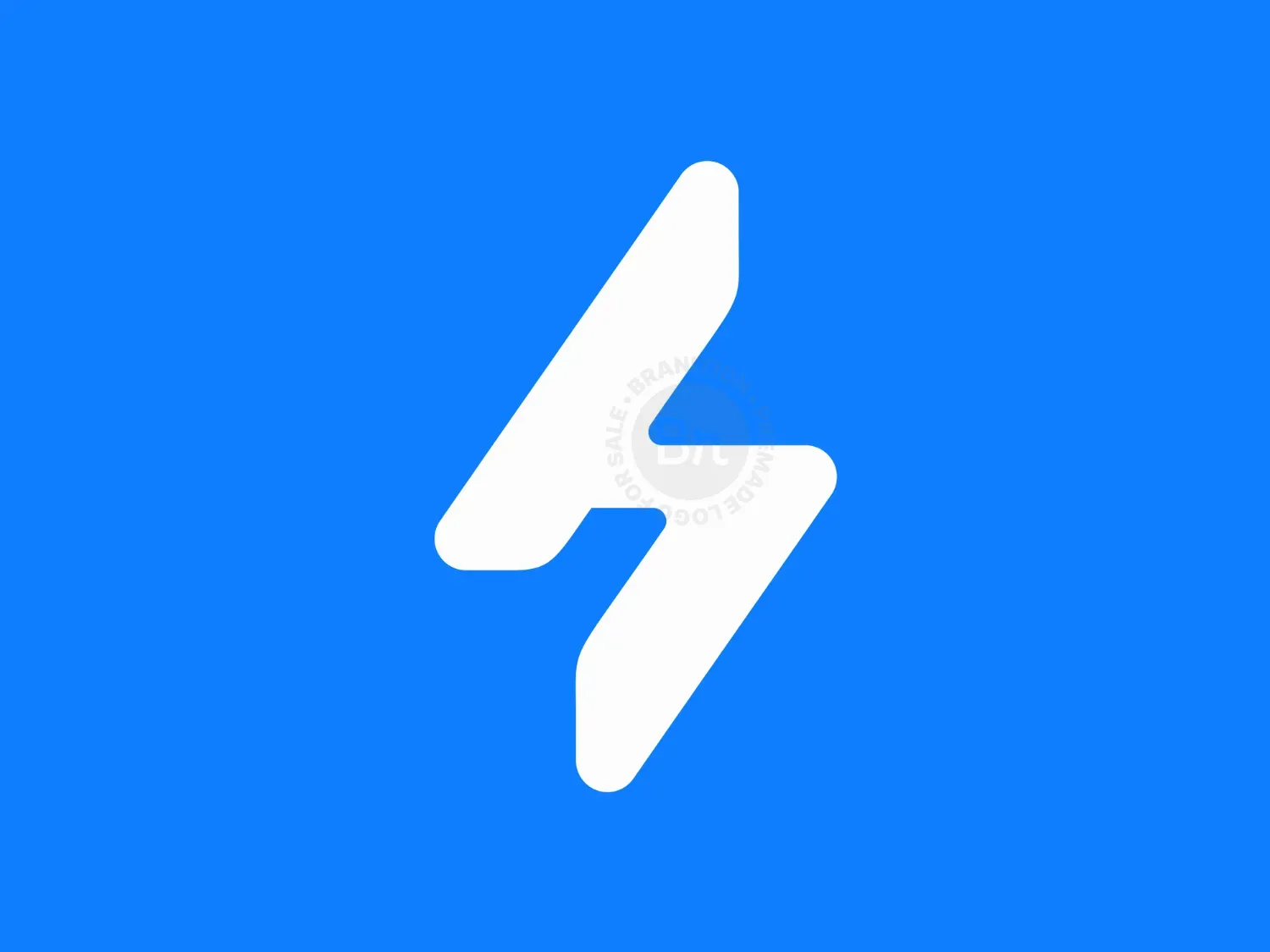 Thunder Letter Small H Modern Logo