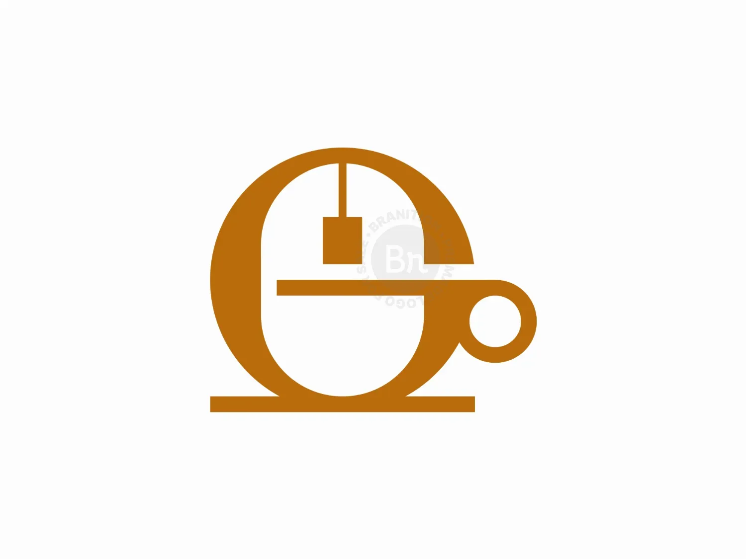 Cup Of Tea Letter G Logo