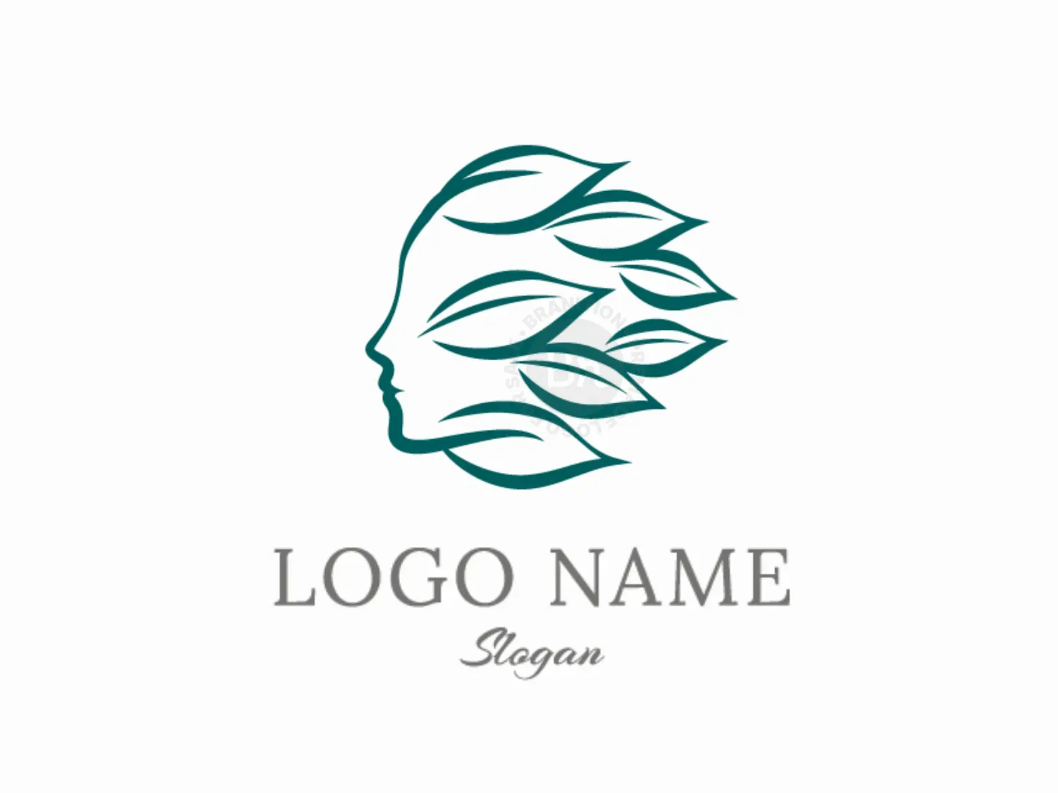Leaf Head Logo
