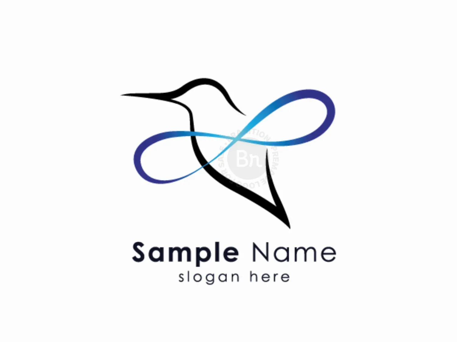 Infinity Endless Bird Logo