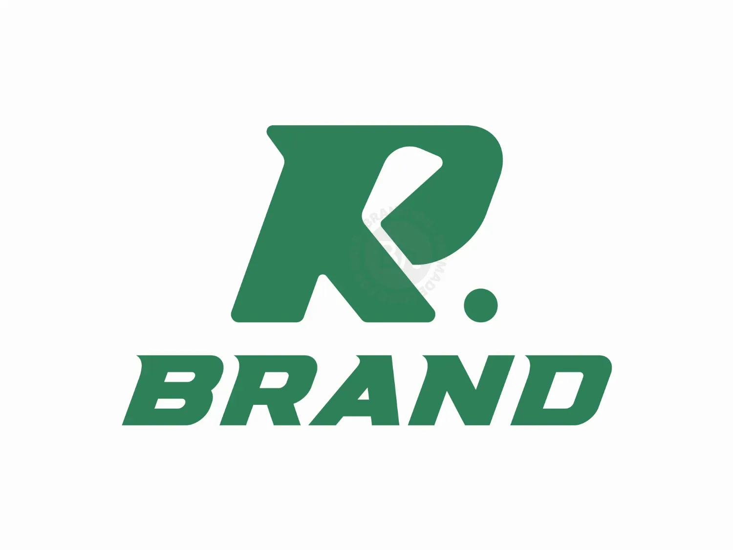 Letter R Golf Club Logo