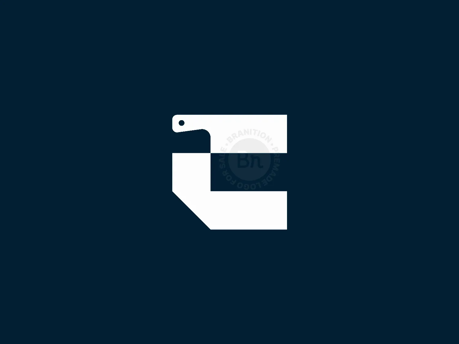 Letter C Knife Logo