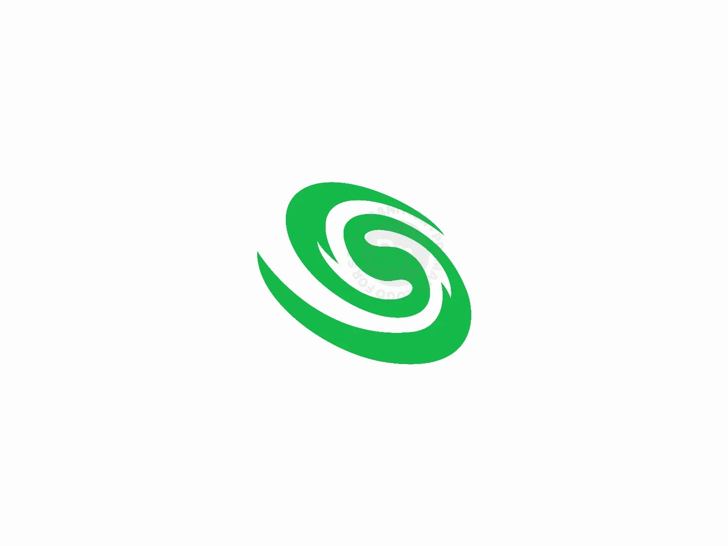Letter S Twister Logo