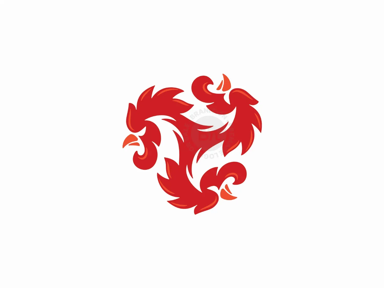 Triskelion Rooster Logo