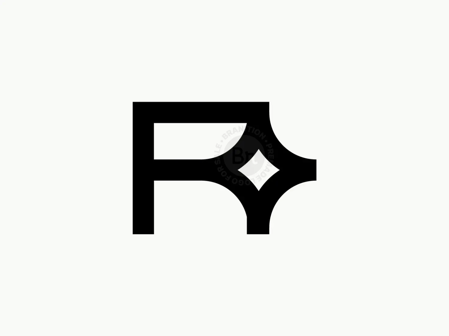 Abstract Letter R Star Logo // For Sale