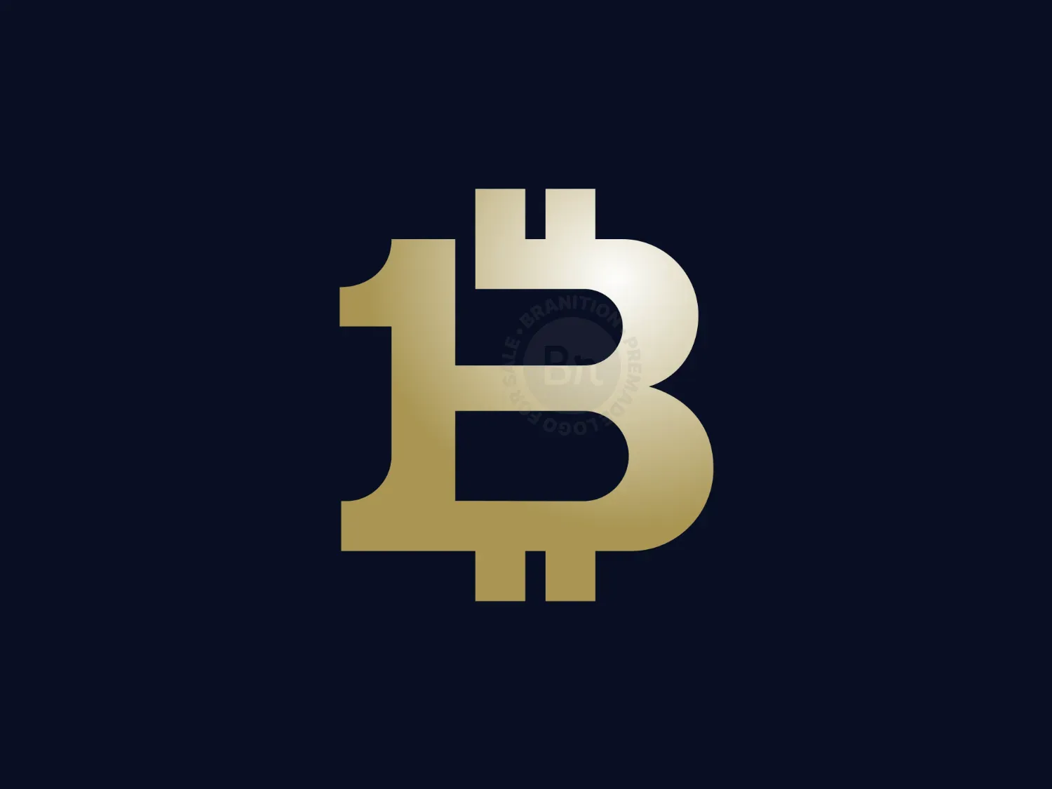 One Letter B Dollar Logo