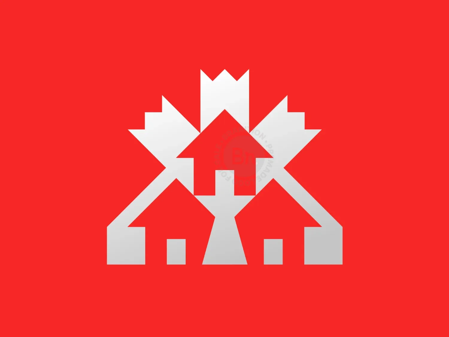 Maple Leaf Real Estate Simple Logo