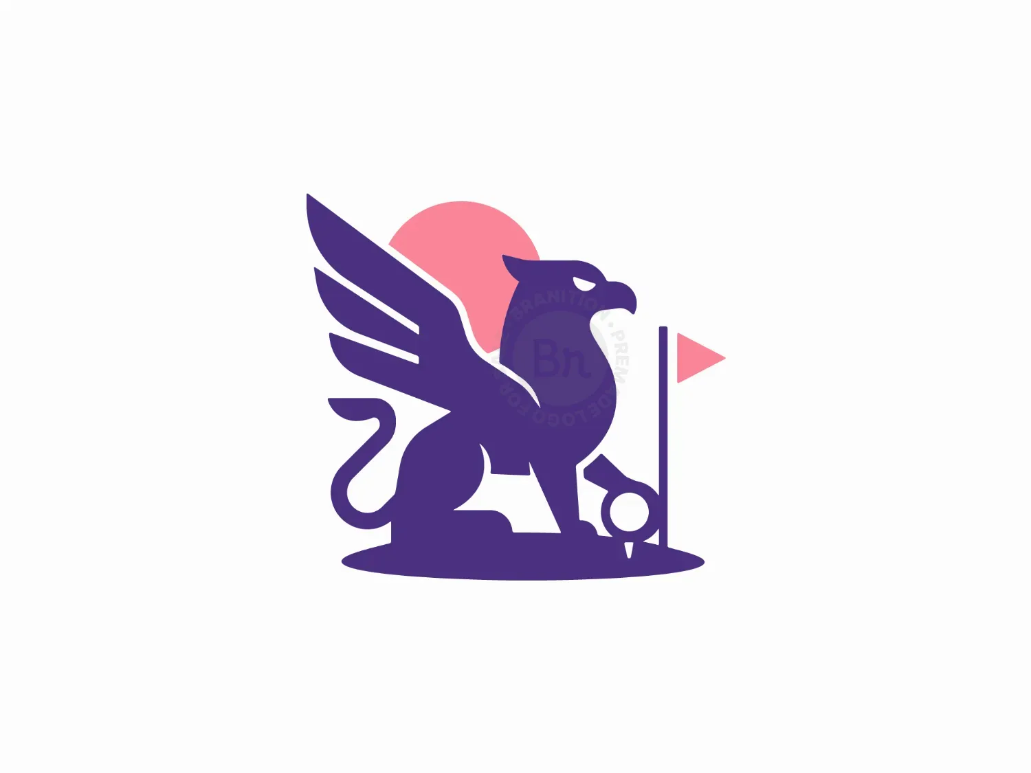 Precision Mythical Griffin Golf Logo