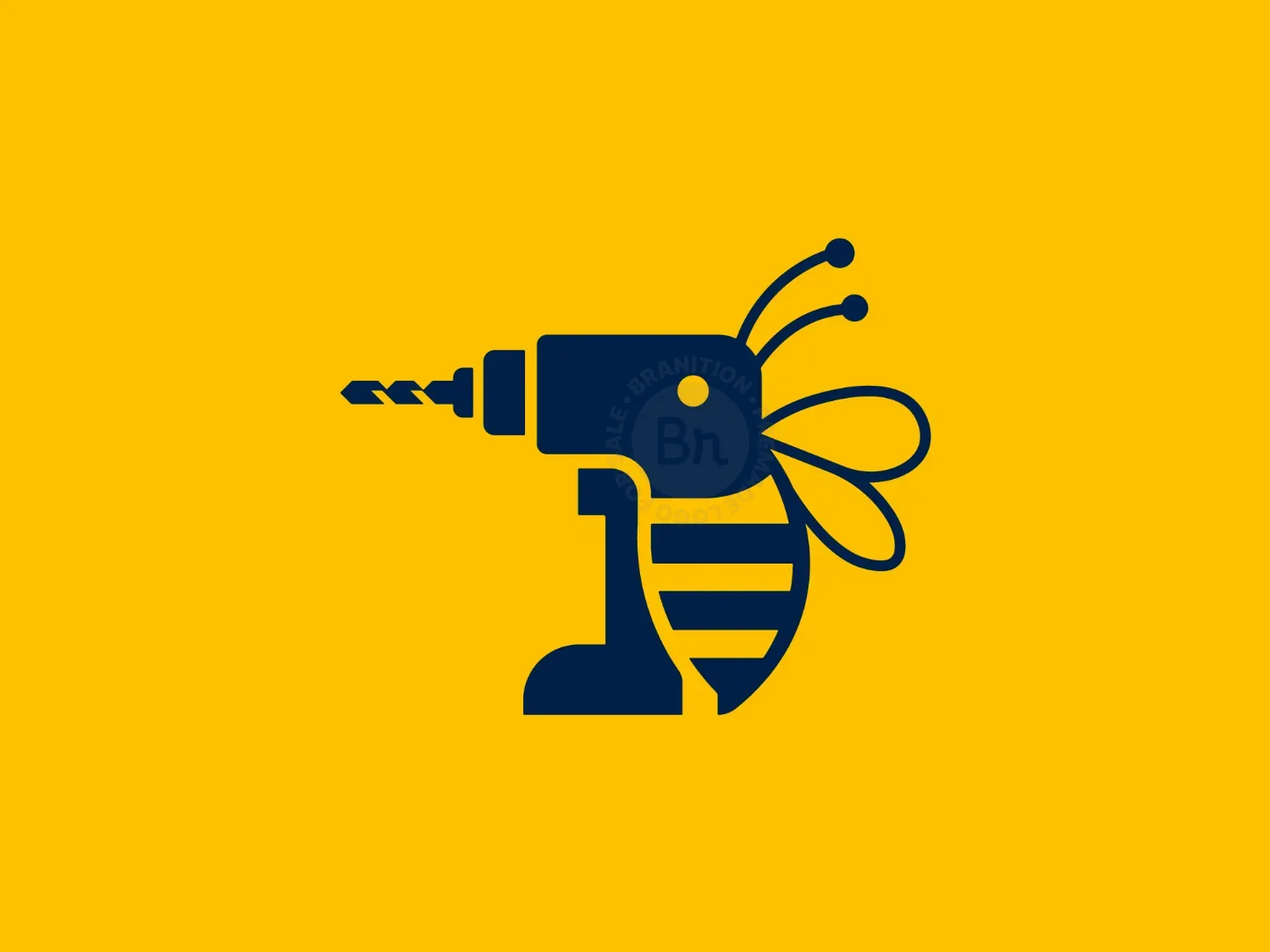 Innovation Bee Drill Power Logo