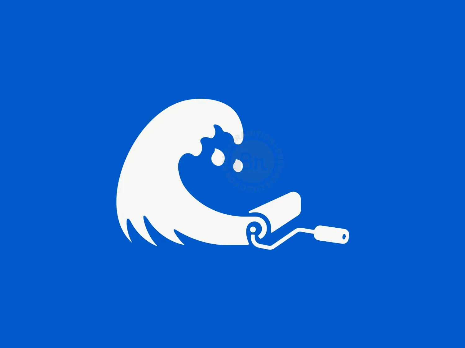 Sea Paint & Ocean Wave Logo