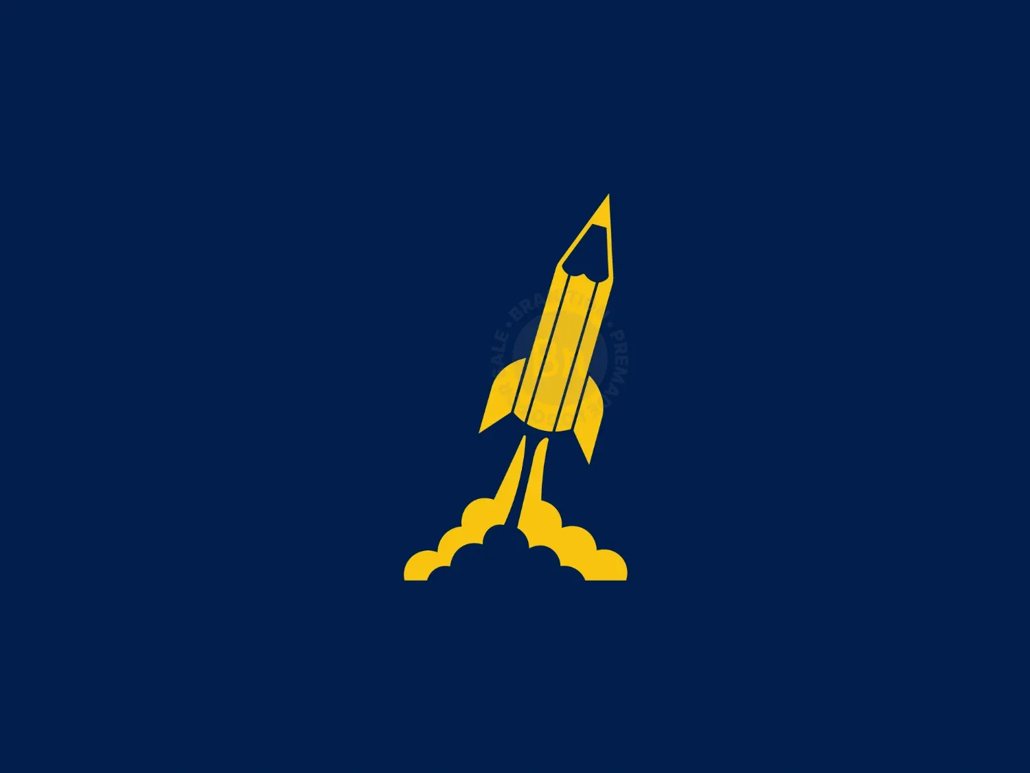 Innovation Pencil Rocket Logo