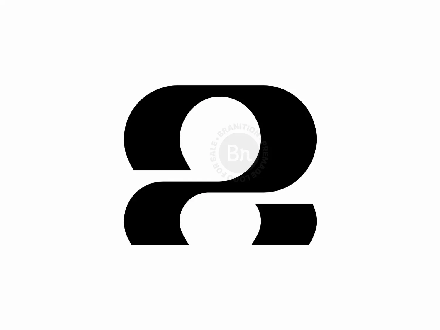 Simple AP PA Monogram Logo