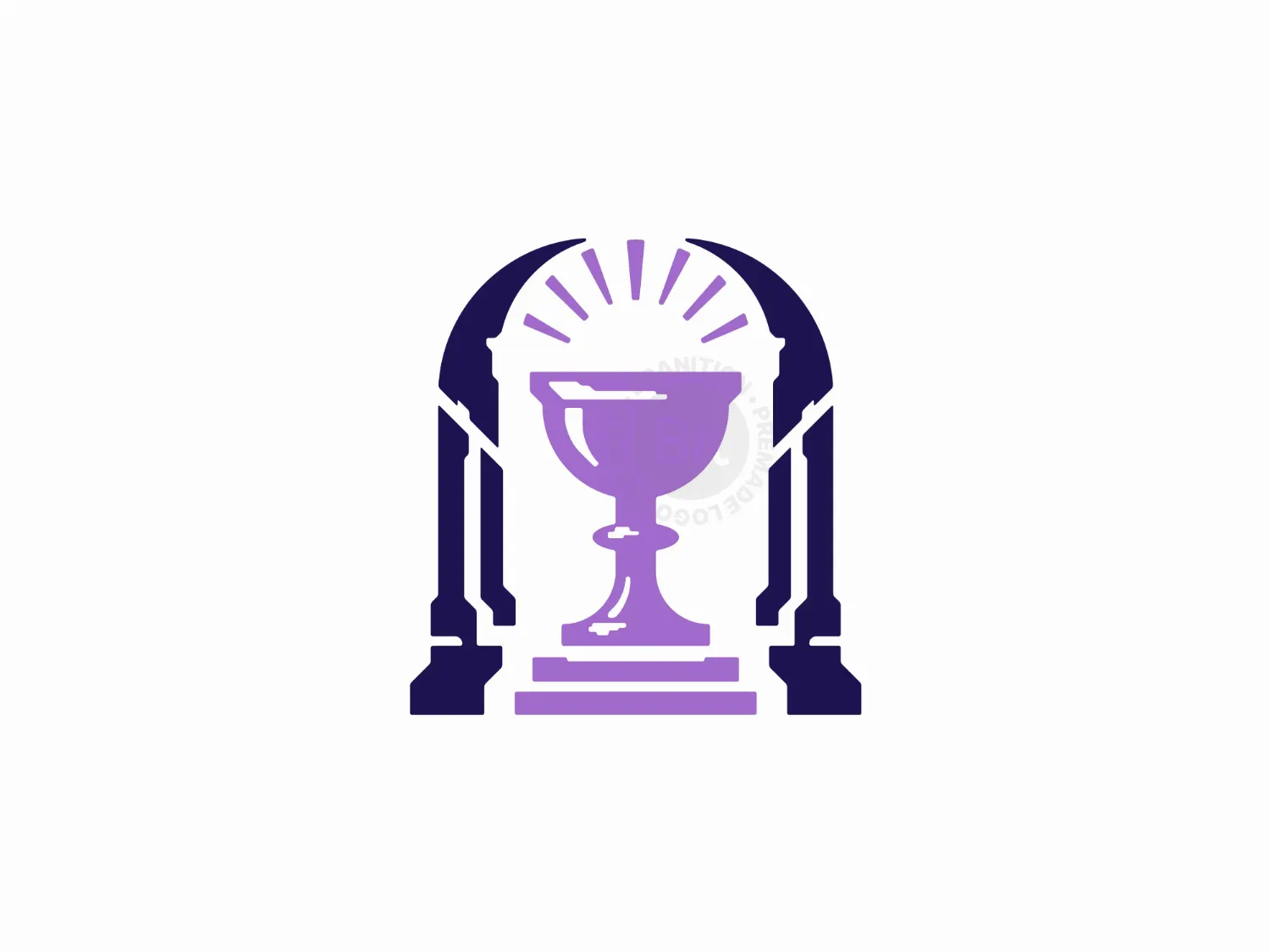 Modern Recognition Trophy & Archway Logo