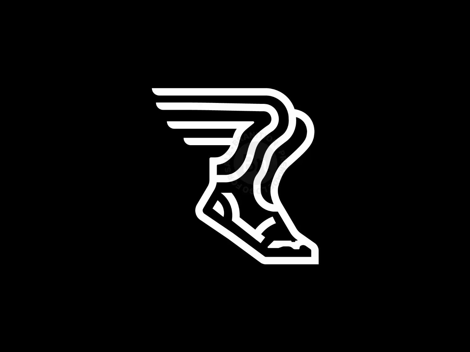 Mercury Winged Foot Speed Logo