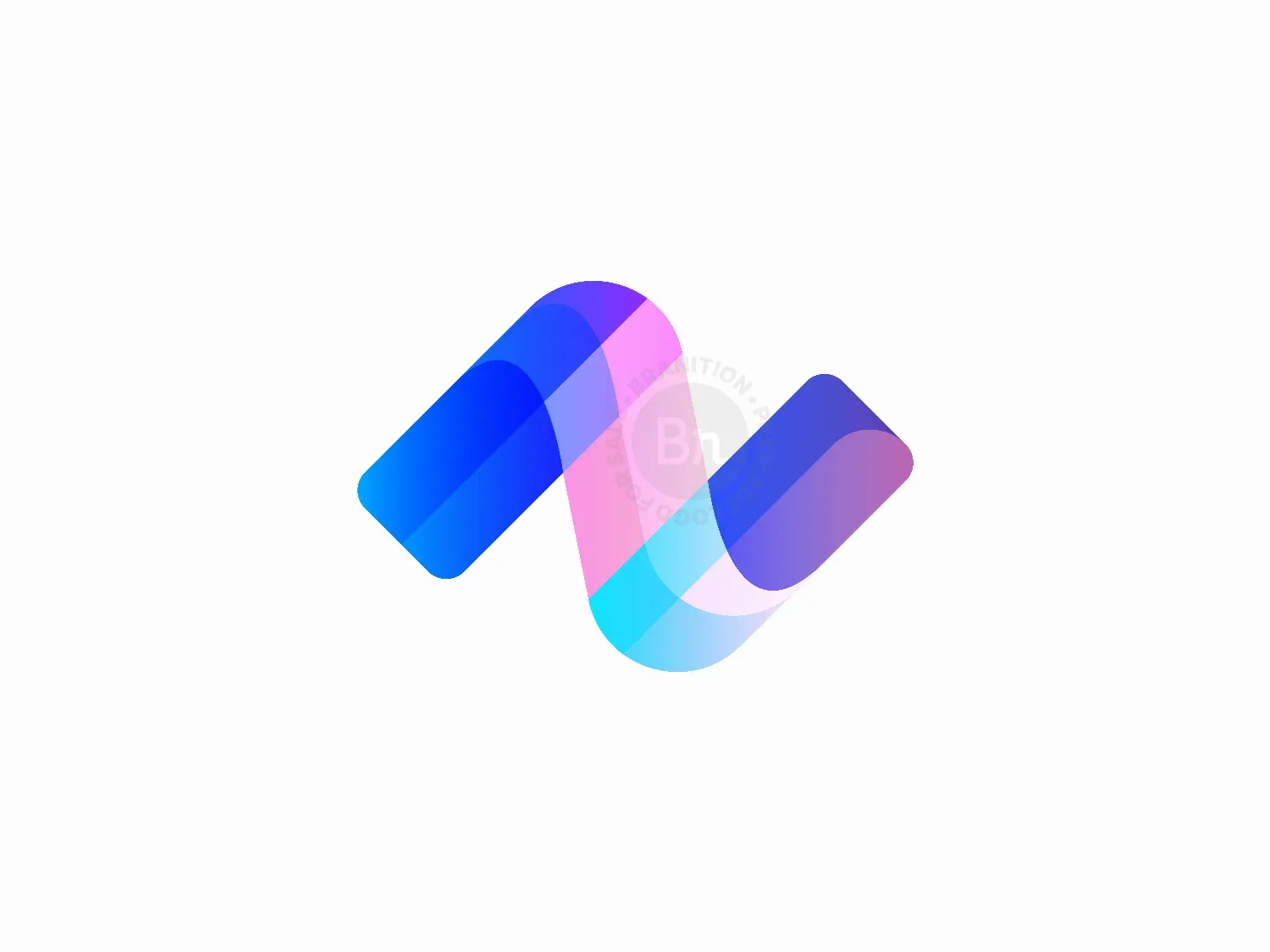 N Lettermark Logo For Tech & Digital Branding