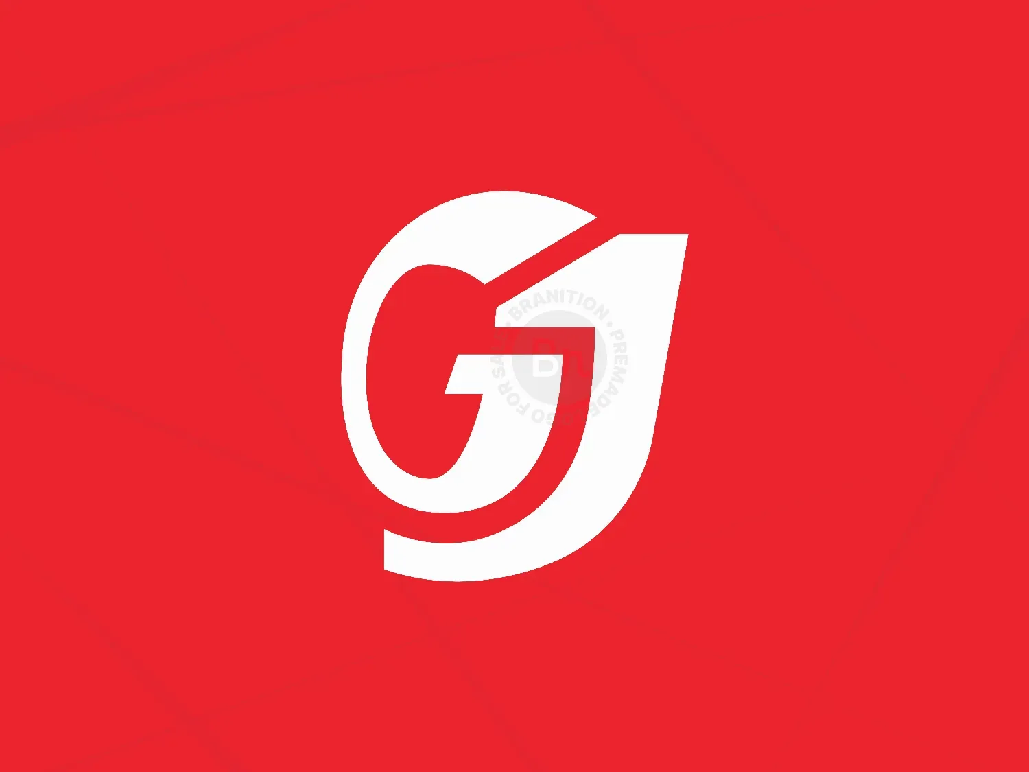 Modern Letter GJ Logo Design