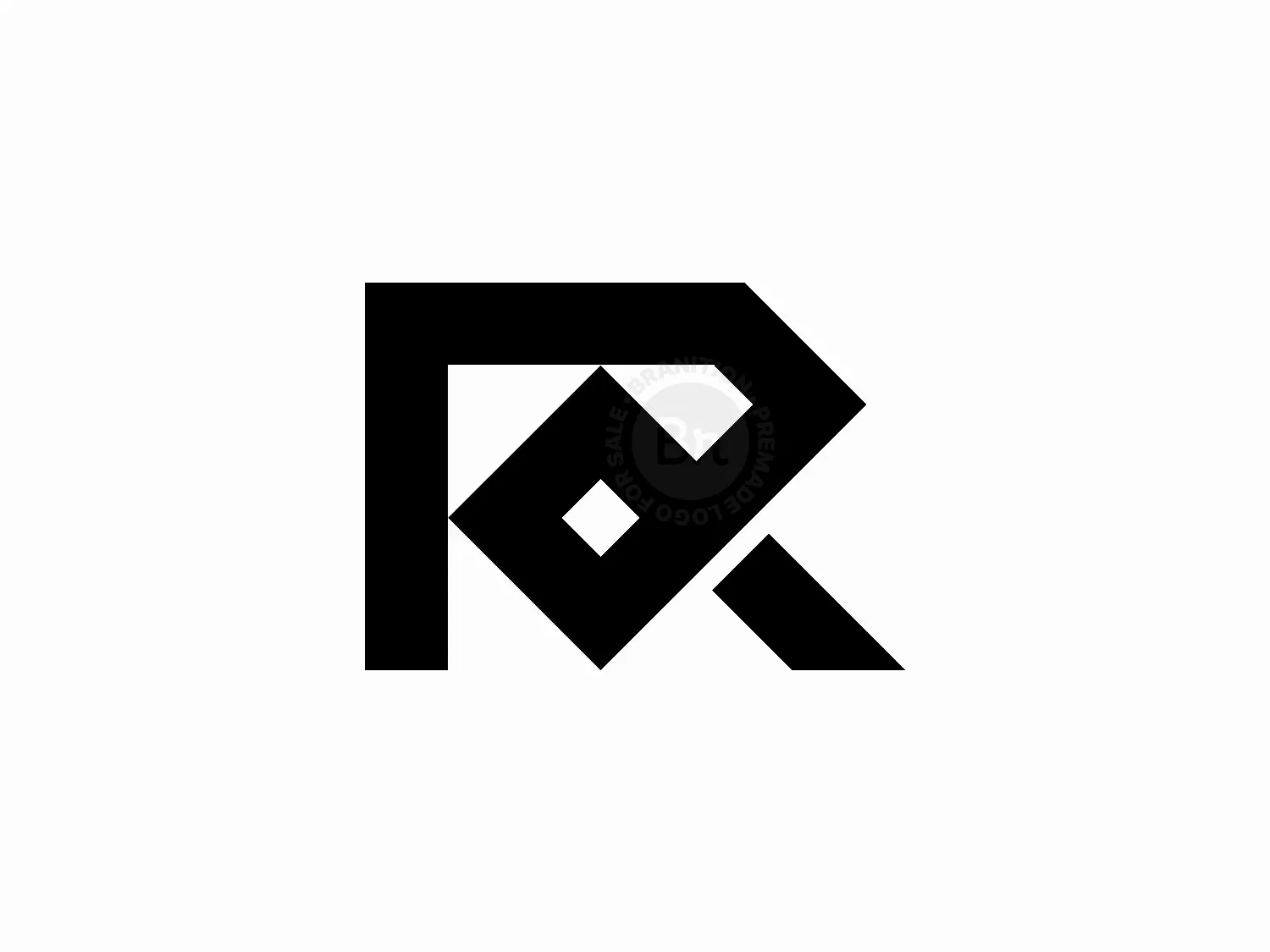 Letter R Geometric