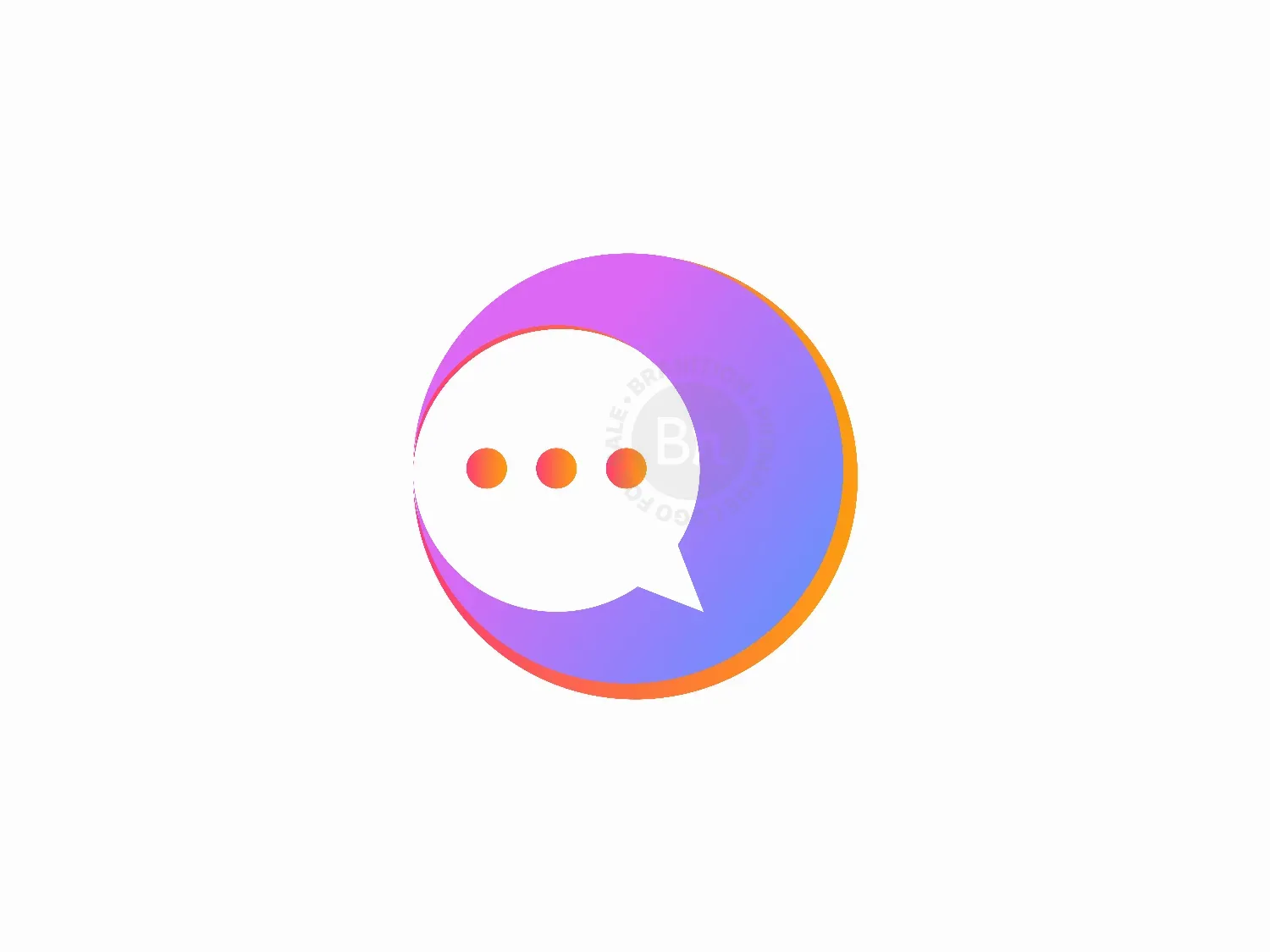 Colorful Chat Logo Design