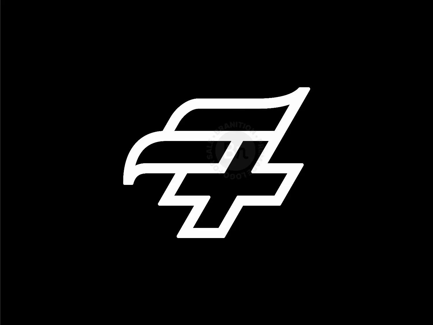 Eagle Bird Head Medical Healthcare Plus Logo