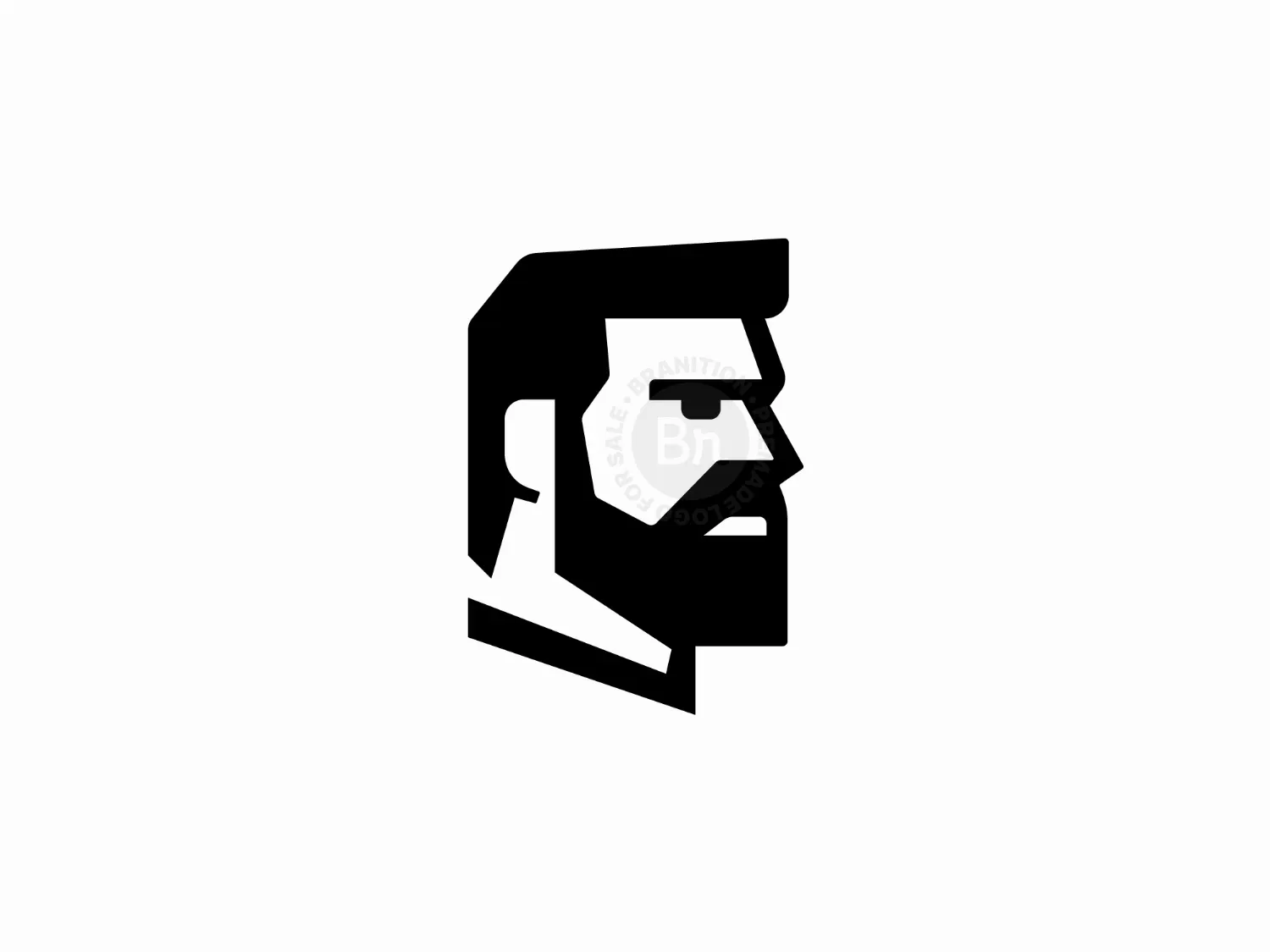 Bearded Gentle Man Logo