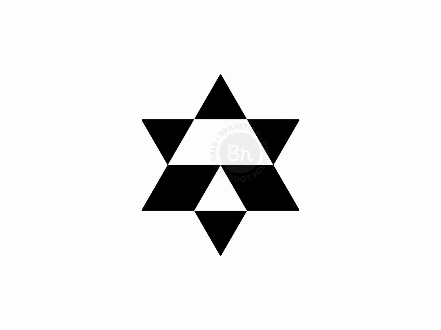 Unused Letter A Star Logo