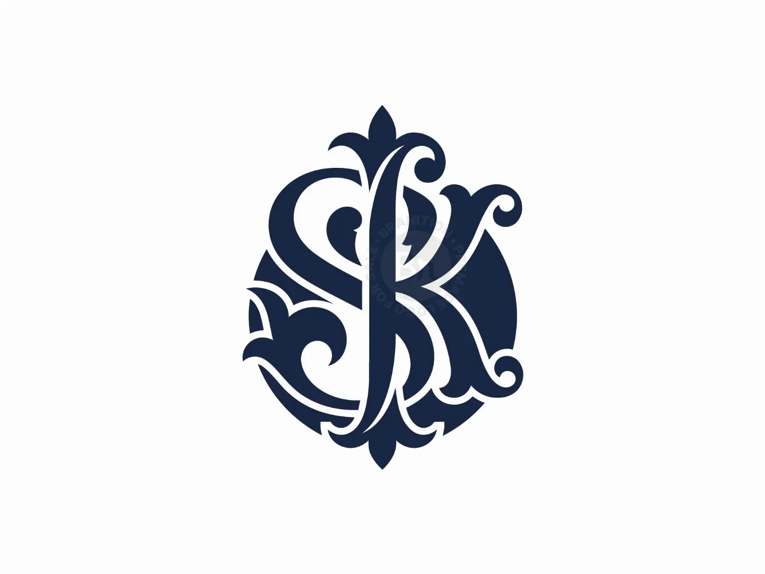Luxury SK Monogram Logo
