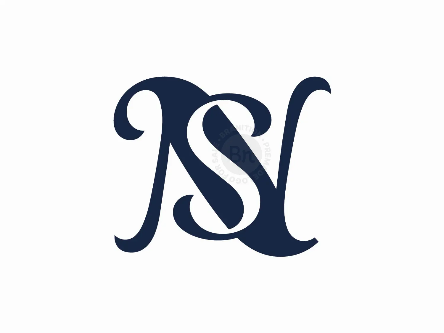 NS Letter Monogram Logo Design