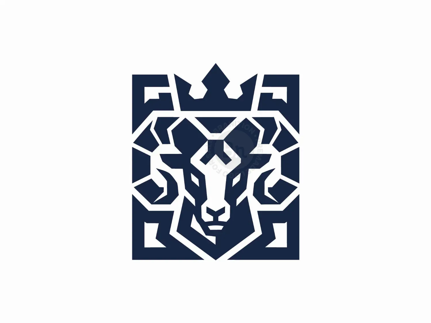Royal Ram King Geometric