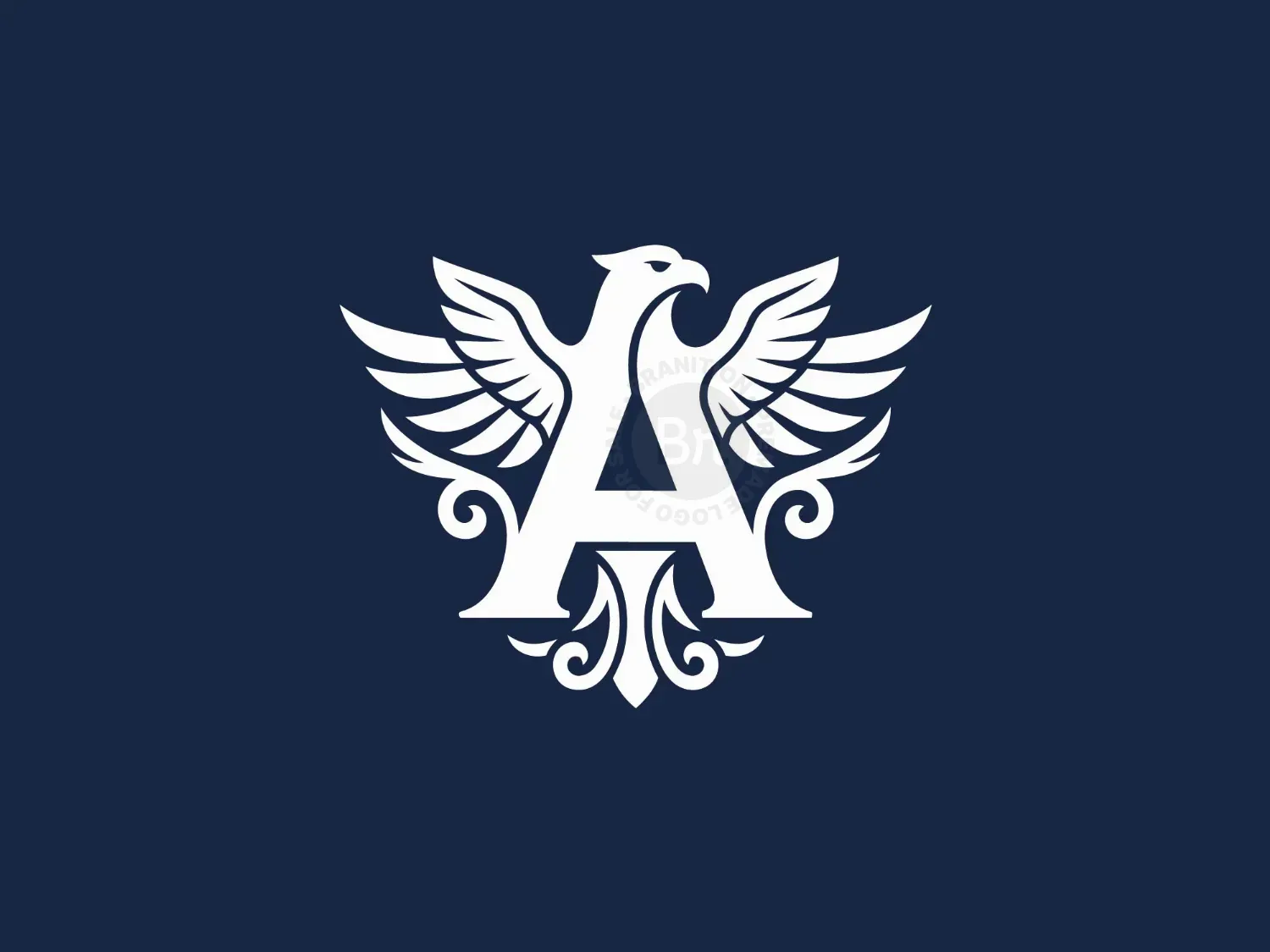 Imperial Hawk Letter A Monogram Logo