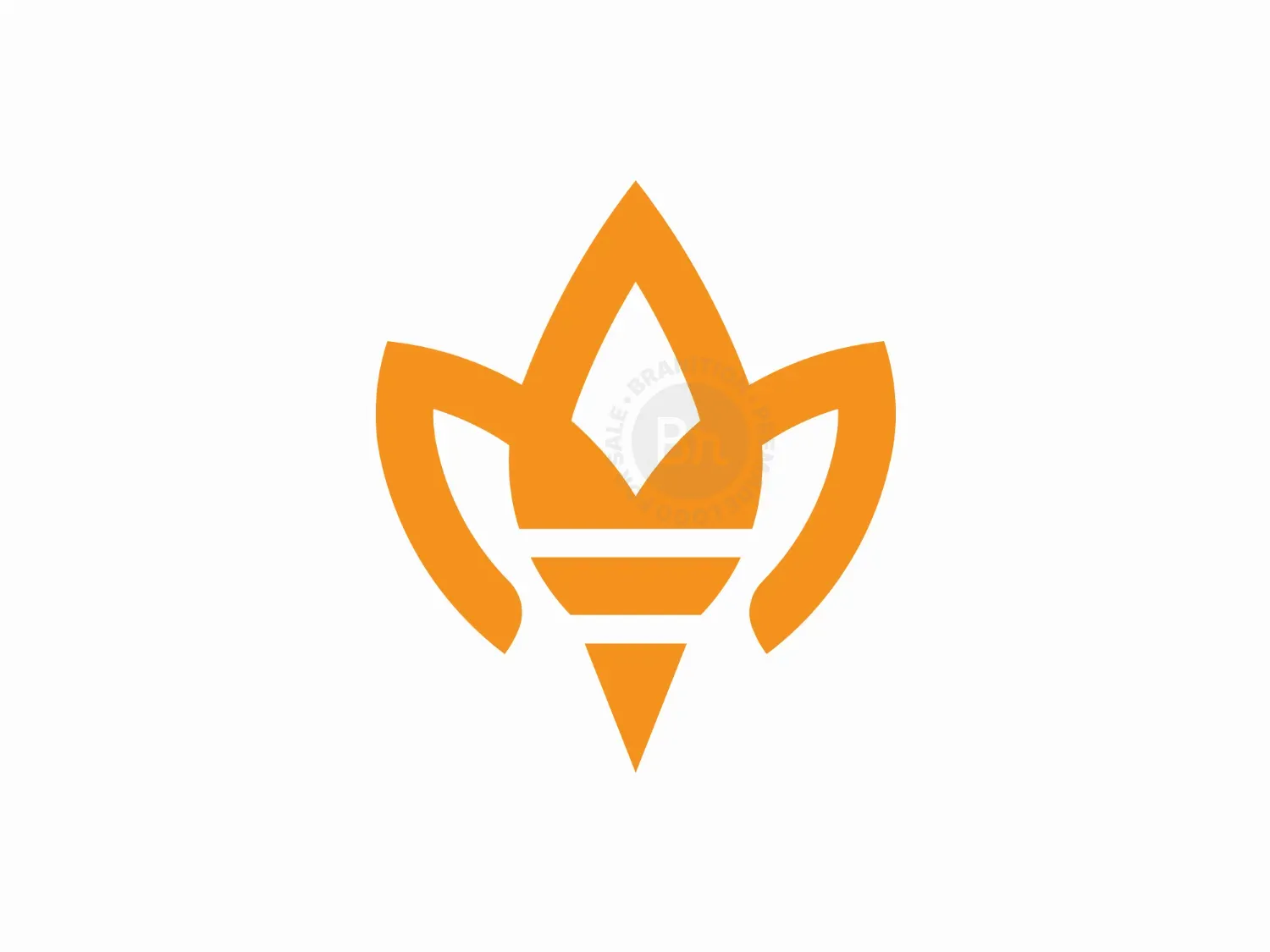 Bee Flower Logo