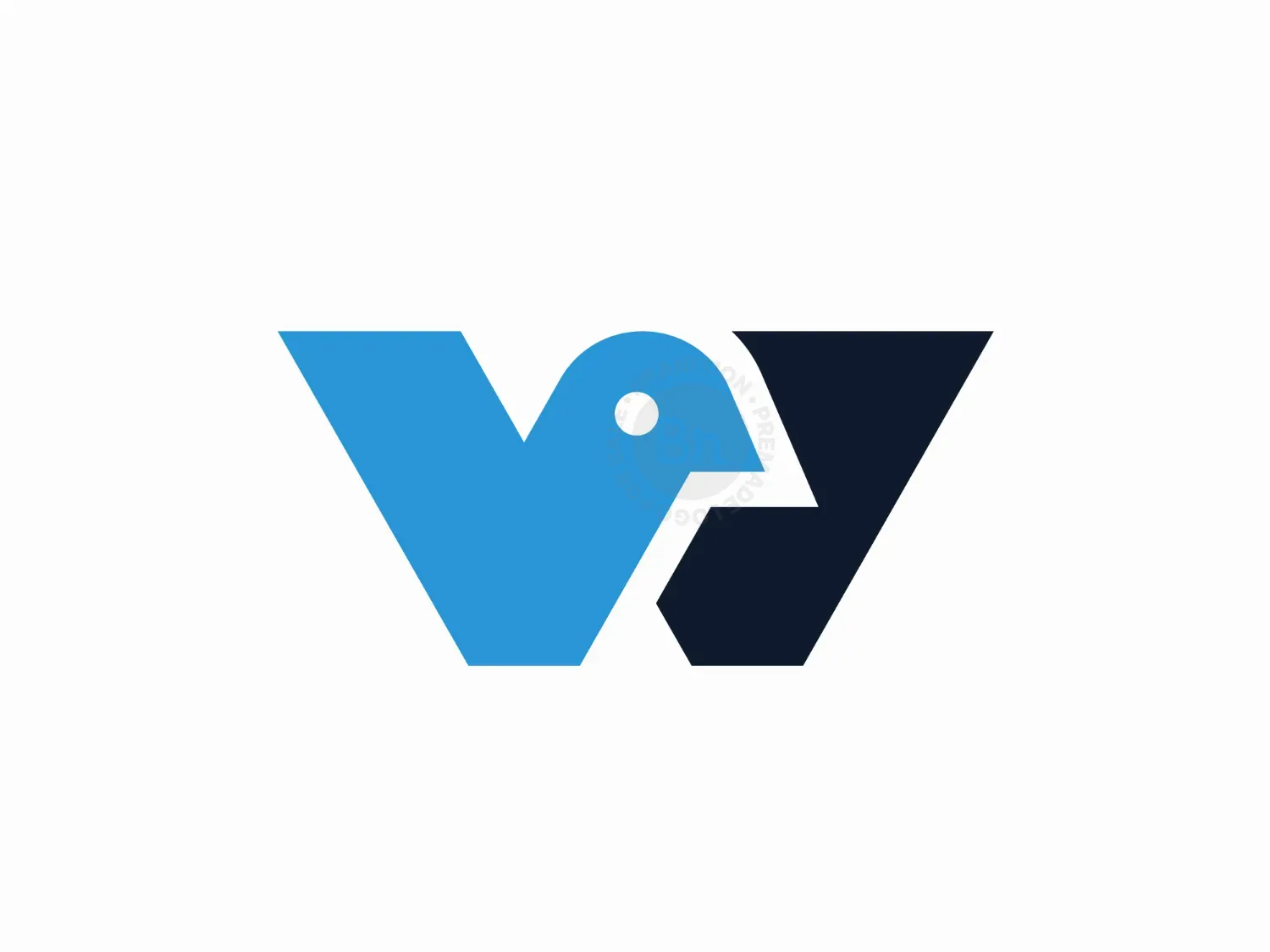 Letter W Bird Logo