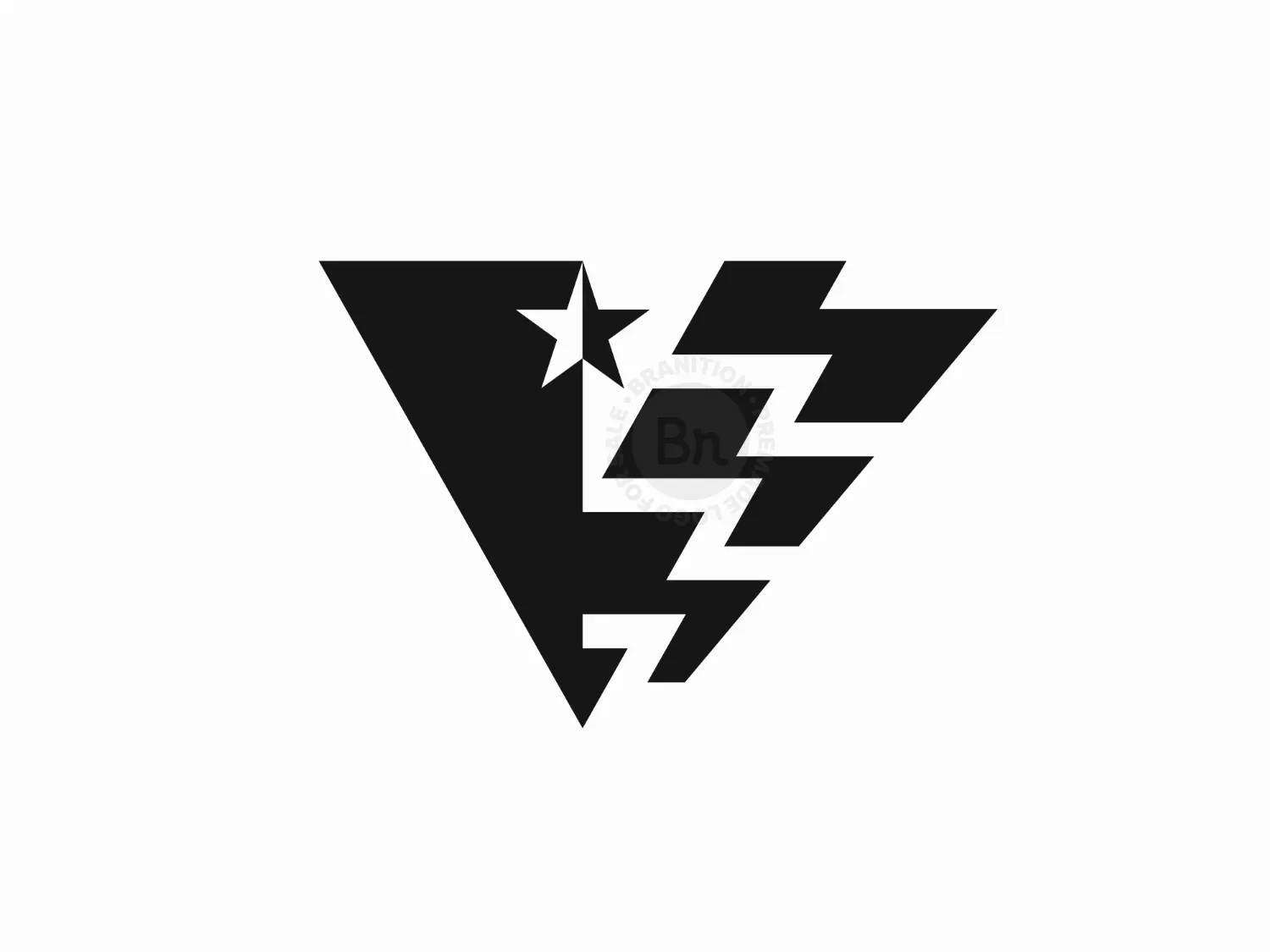 Letter V Flag Logo
