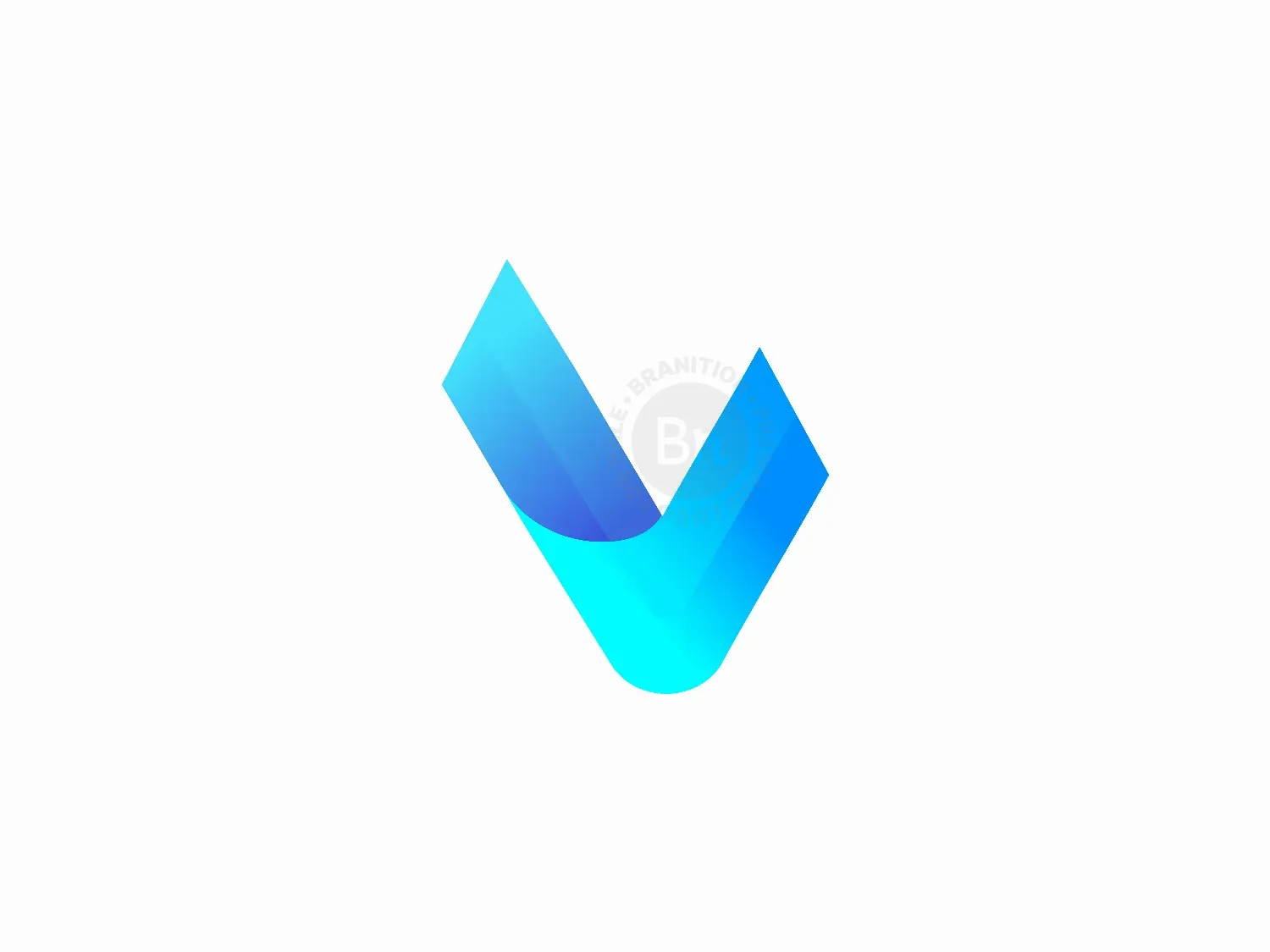 Modern V Letter Logo Design