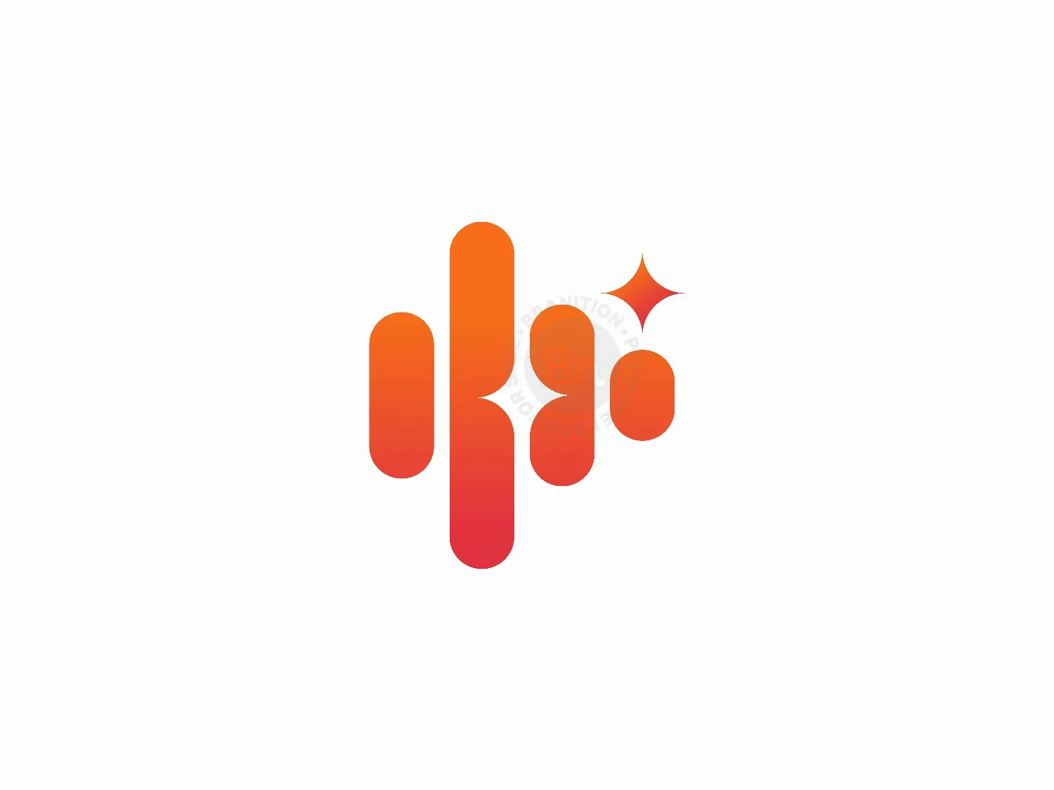 Voice AI Logo Design With Spark Symbol
