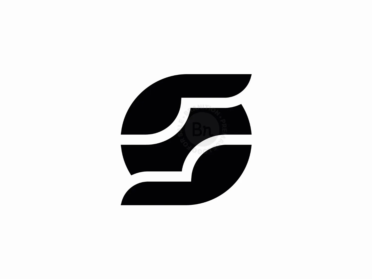 Modern Layered S Logo