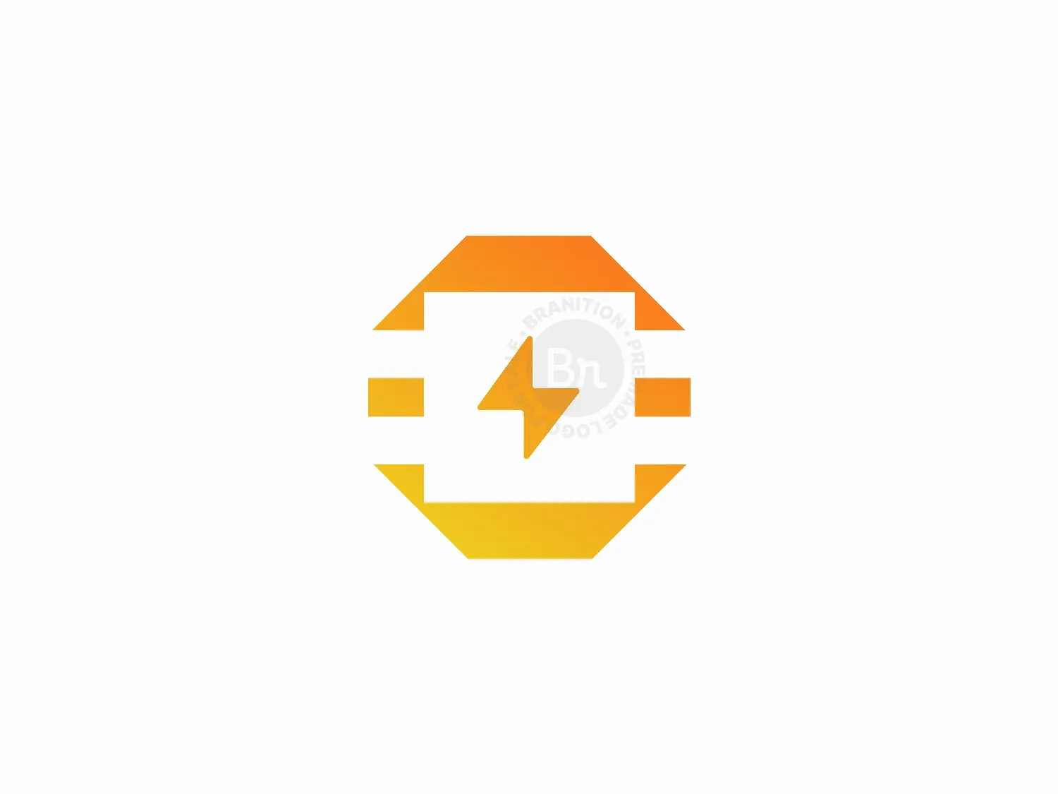 Electrical Logo Design With Thunderbolt