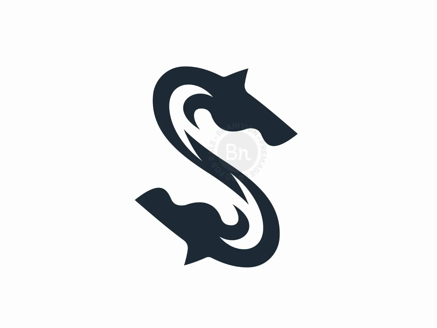 Letter S Horse Logo