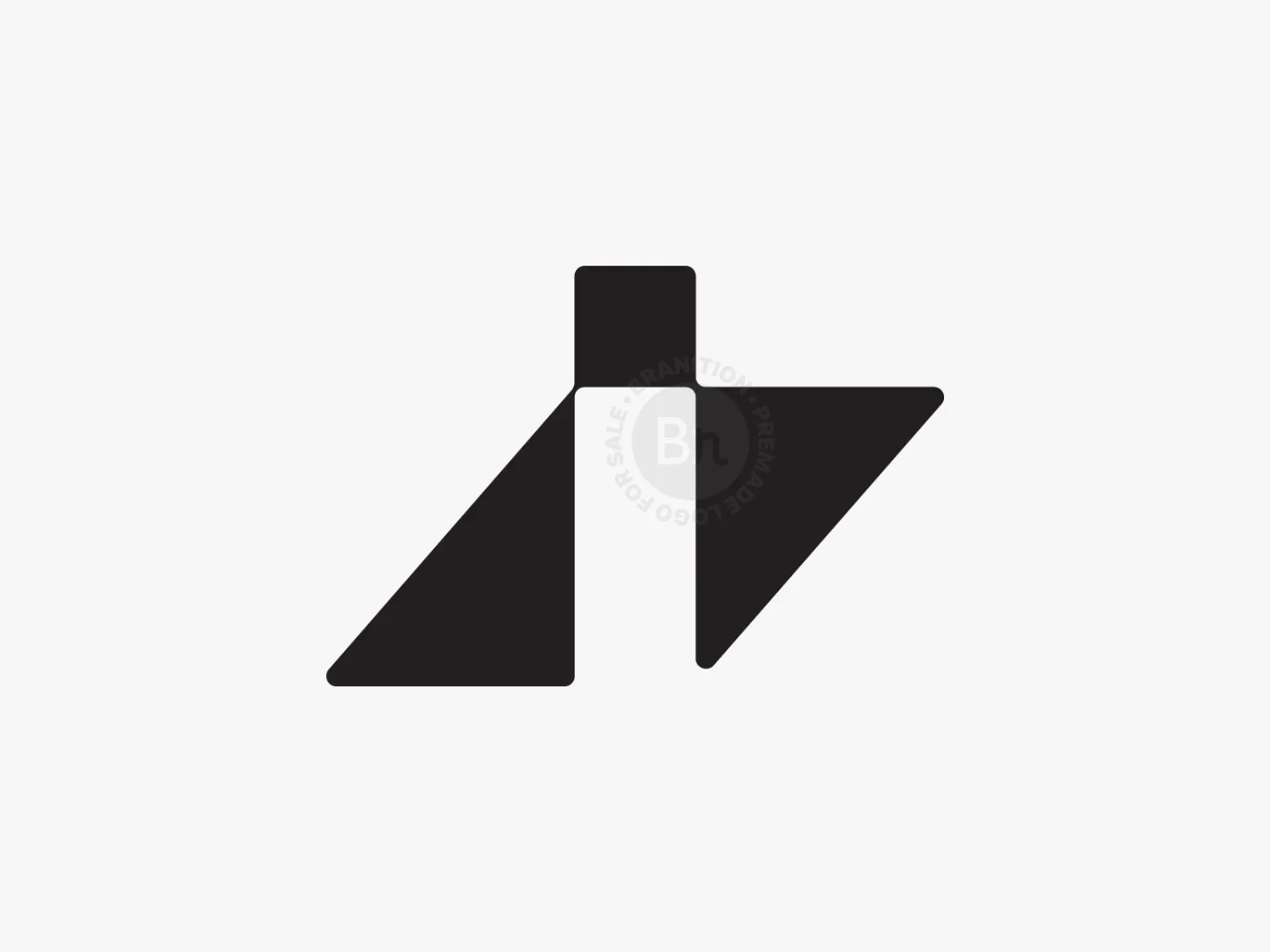 Geometric Letter I Logo // For Sale