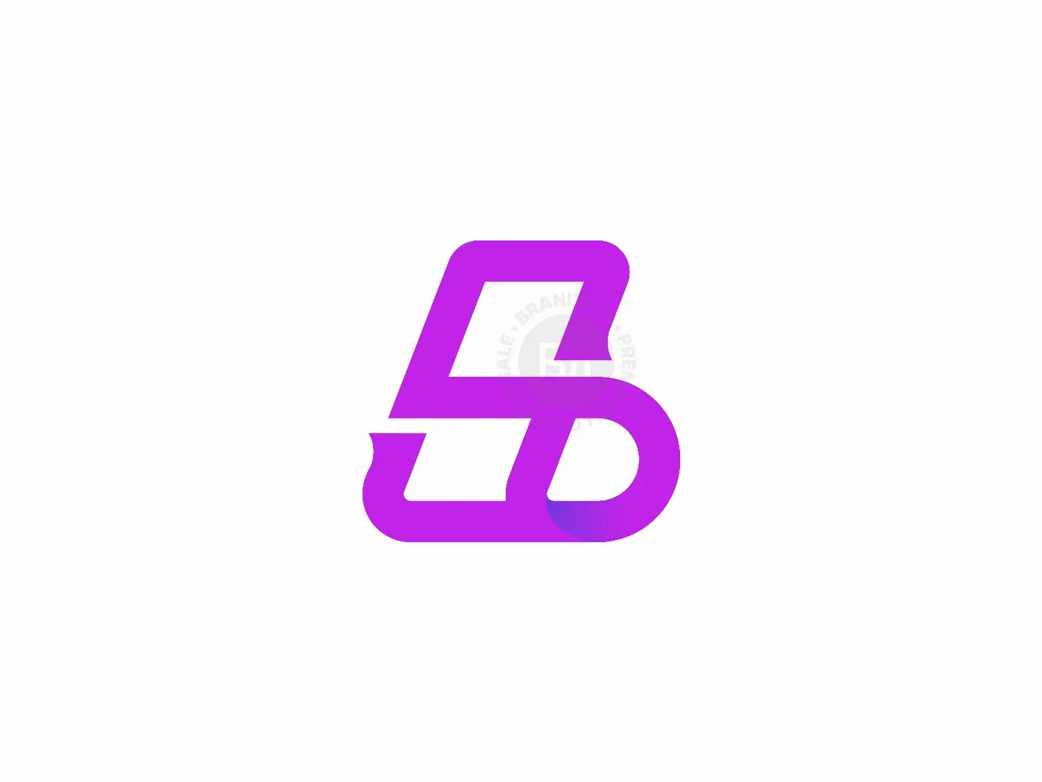 Minimal SB Letter Logo Design