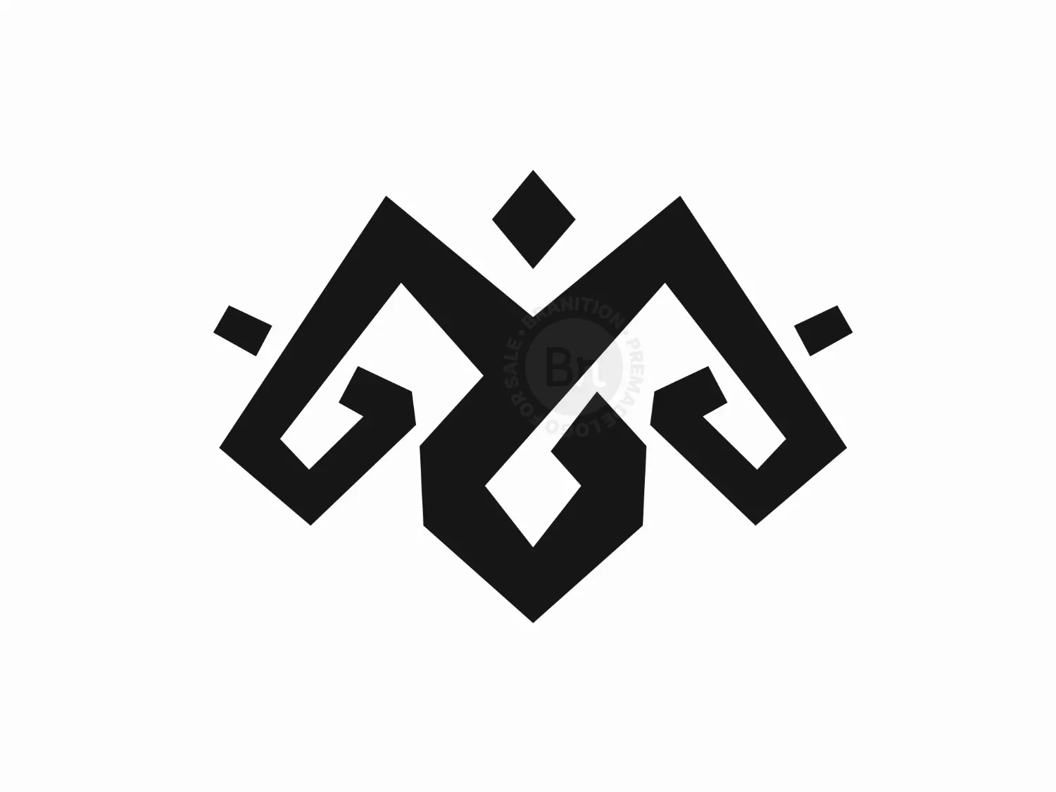 Modern Ram Head Logo