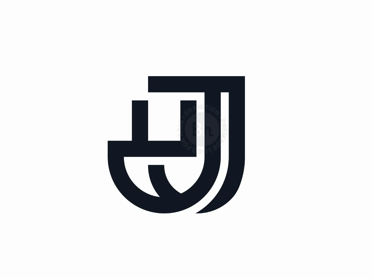 Letter J Charge Plug Logo
