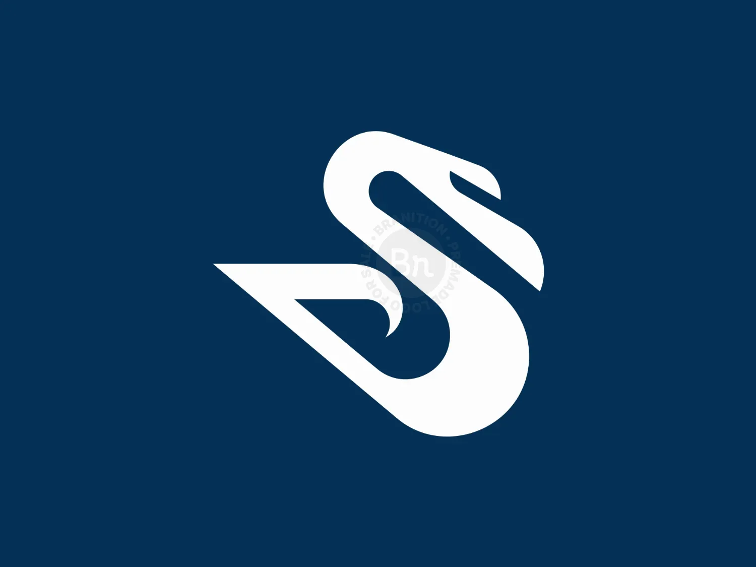 Elegant Swan Letter S Logo