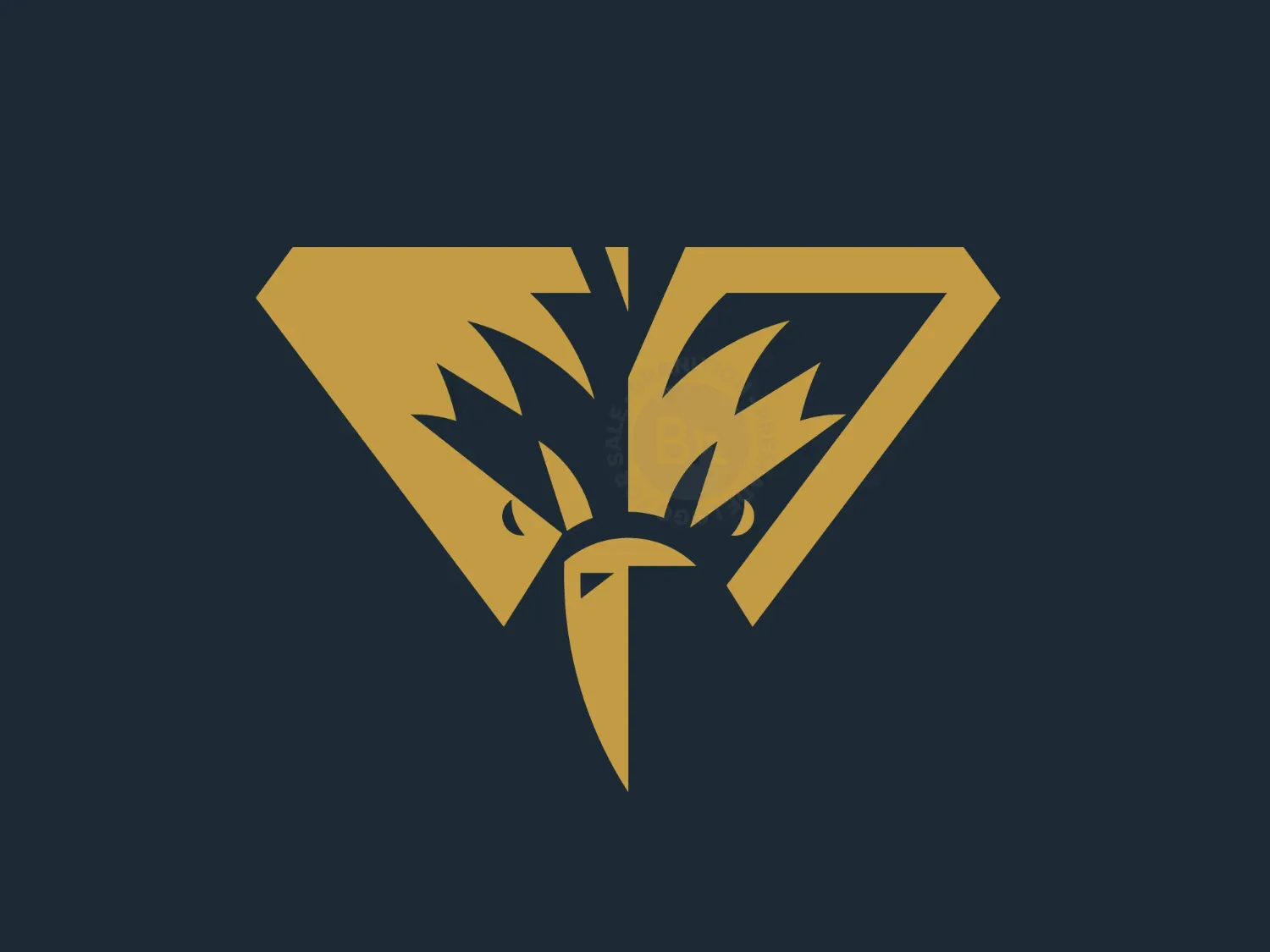 Modern Triangular Eagle Logo