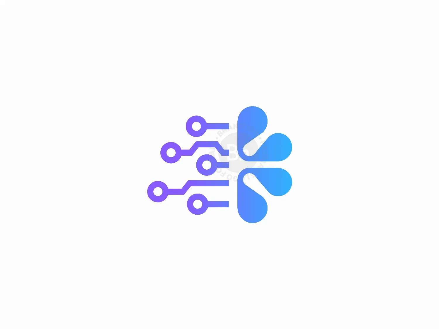 Colorful Technology Logo Design