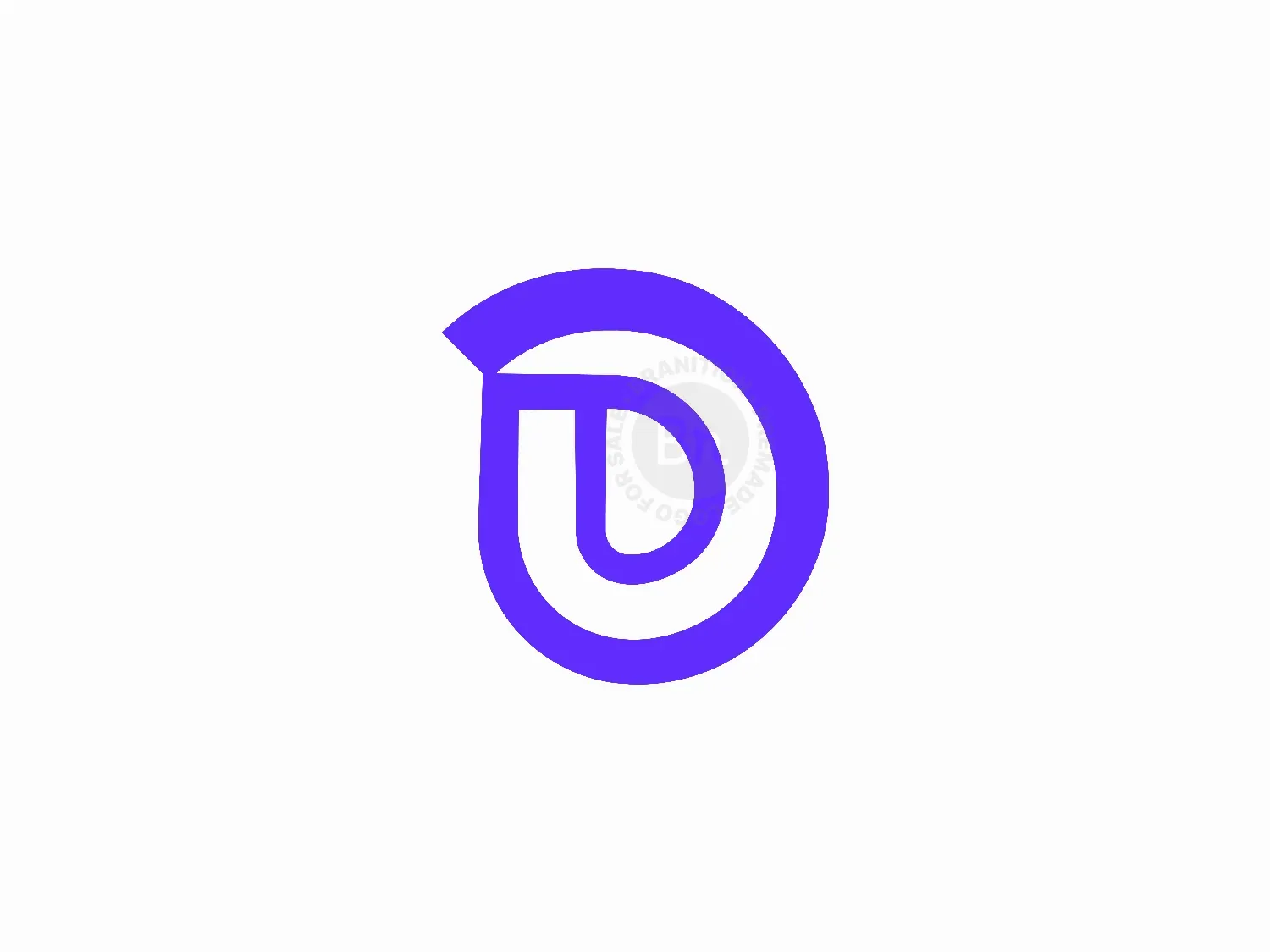 Minimal D Letter Logo Design