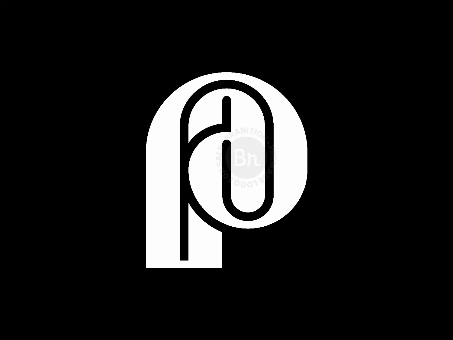 Modern PA Or AP Typography Monogram With Geometric Line Logo